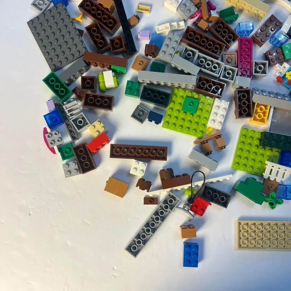 LEGO Bulk Lot of Assorted Bricks & Pieces Mixed Colors Genuine Building Blocks